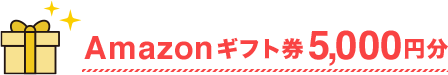 Amazonギフト券5,000円分